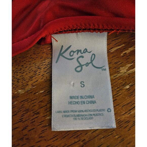 Bikini Top Red Size Small - Picture 3 of 4